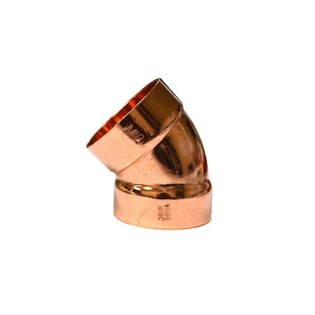 Jones Stephens 2in. C x C Wrot Copper DWV 45 Degrees Elbow 162900390